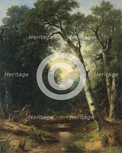 A Creek in the Woods, 1865. Creator: Asher Brown Durand.