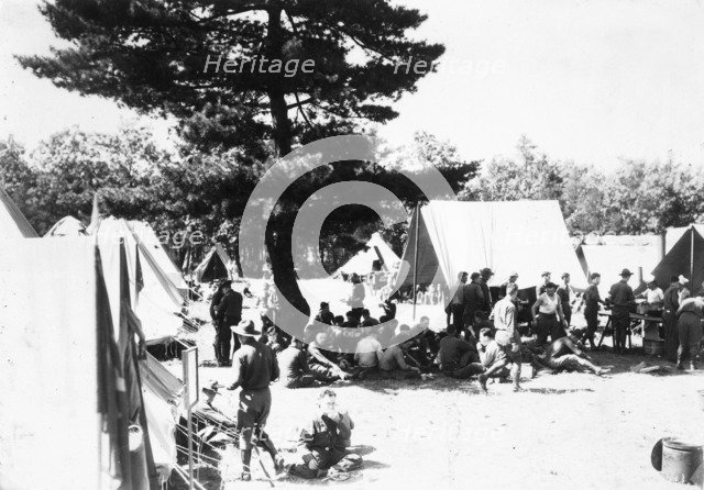 Military camp, Fort Sheridan, Illinois, USA, 1930. Artist: Unknown