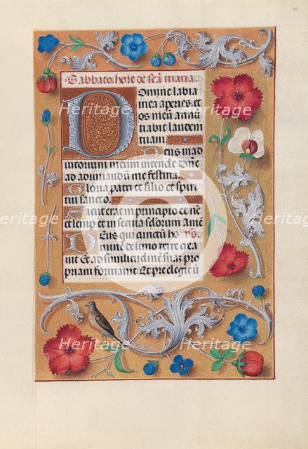 Hours of Queen Isabella the Catholic, Queen of Spain: Fol. 81r, c. 1500. Creator: Master of the First Prayerbook of Maximillian (Flemish, c. 1444-1519); Associates, and.