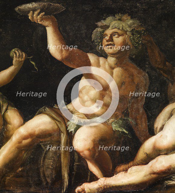 Detail of painted panel, Elysium Room, Bolsover Castle, Derbyshire, c2009. Artist: Historic England Staff Photographer.