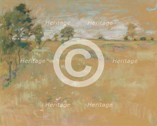 Pastures, Greenwich, Connecticut, c. 1890-1900. Creator: John Henry Twachtman (American, 1853-1902).