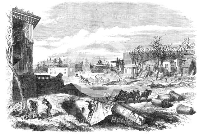 Demolition of the Paris Exhibition Building: the Park, 1868. Creator: Unknown.