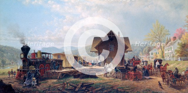 'The 9:45 Accommodation', 1867. Artist: Edward Lamson Henry