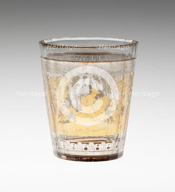 Beaker, Bohemia, c. 1730. Creator: Bohemia Glass.