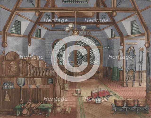 Stable, 1935/1942. Creator: Perkins Harnly.