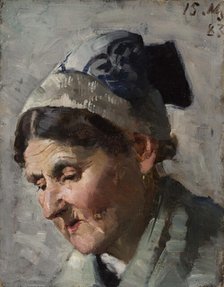 An Old Woman, 1883. Creator: Helena Westermarck.