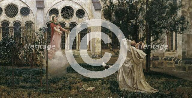 Vision of Saint Bernard, 1882. Creator: Wilhelm Bernatzik.