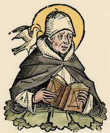St Thomas Aquinas, 13th century Italian philosopher and theologian. Artist: Unknown