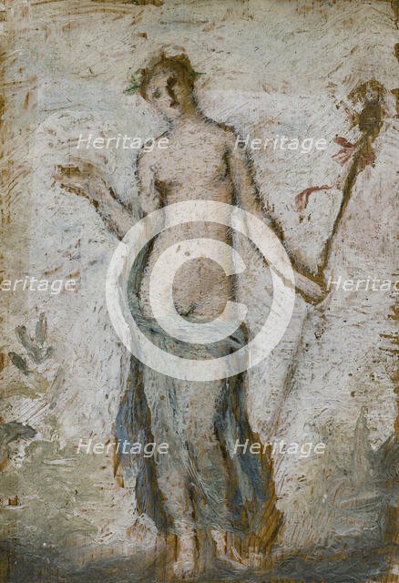 Bacchante with Thyrsus
, c1880. Creator: Henry Cros.