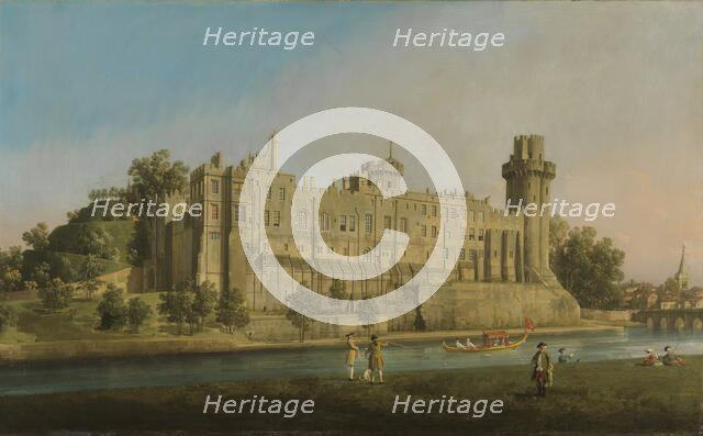 The South Façade of Warwick Castle, 1748. Creator: Canaletto.