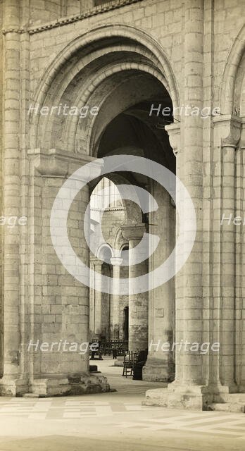 Ely Cathedral: Nave into North Transept, 1891. Creator: Frederick Henry Evans.