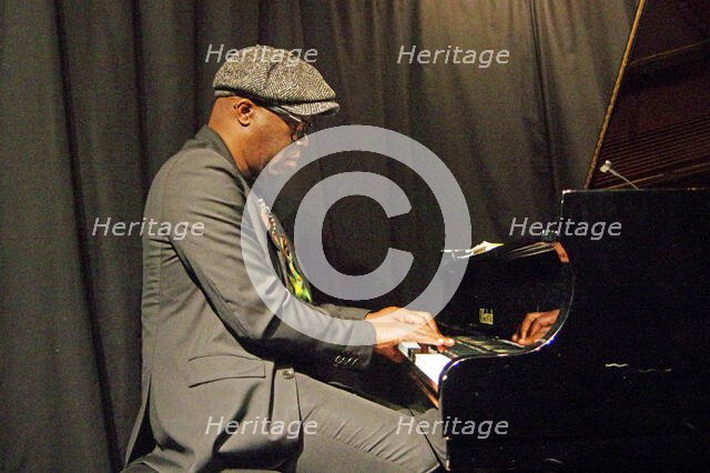 Leon Daniel, David Angol Quartet, Verdict Jazz Club, Brighton, East Sussex, 17 Feb 2023. Creator: Brian O'Connor.