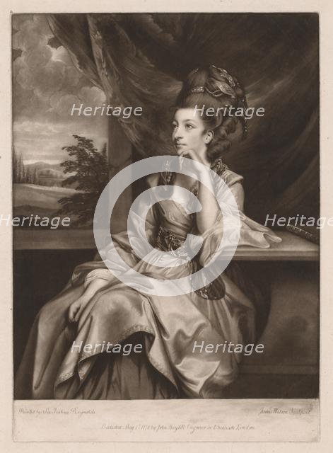 Catherine Bunbury, 1778. Creator: James I Watson (British, 1740-1790).