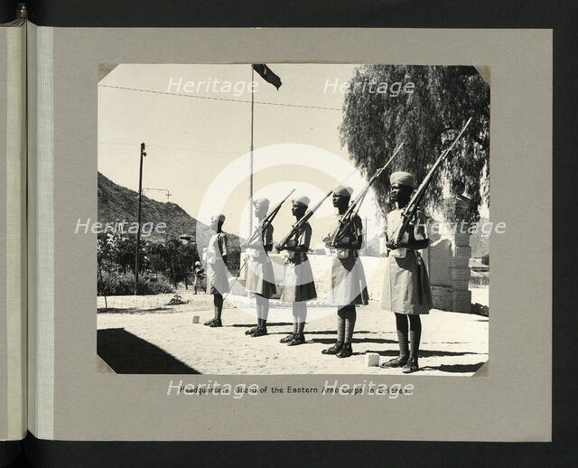 Headquarters Guard of the Eastern Arab Corps in Eritrea, 1964. Creator: Colonial Office.