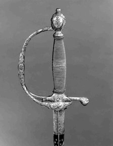 Smallsword with Scabbard, French, Paris, ca. 1785. Creator: Unknown.