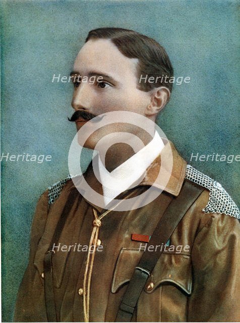 The late Captain the Hon RH De Montmorency, VC, 1900. Creator: Gabriel Lekegian.