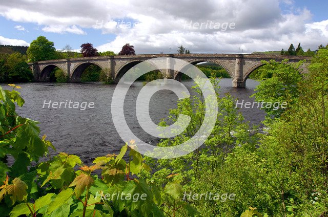 Tay Bridge, Dunkeld, Perthshire, Scotland.