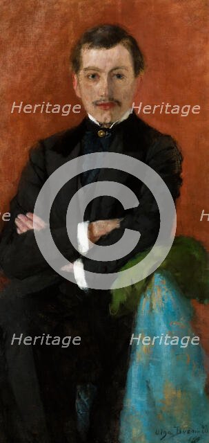 Portrait of Józef Czajkowski, 1892. Creator: Olga Boznanska.