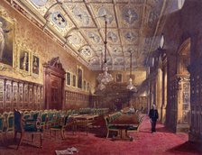 Interior of Ironmongers Hall, London, 1888. Artist: John Crowther