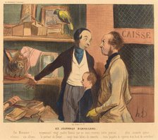 Les Journaux bienfaisans, 1842. Creator: Honore Daumier.