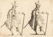 Gentleman with Cane, c. 1617. Creator: Jacques Callot.