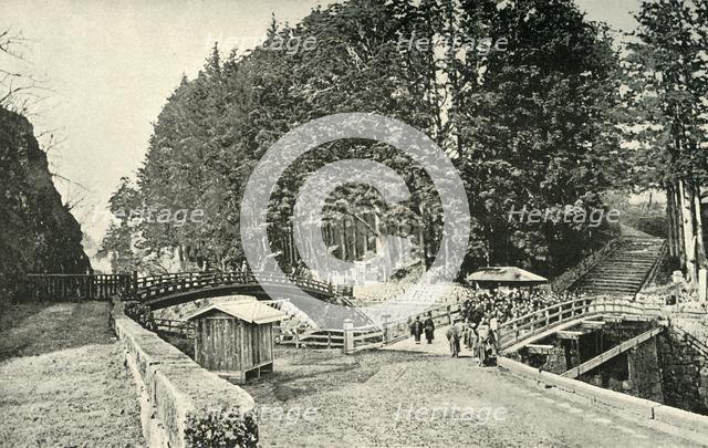 'The Red Bridge, Nikko', 1891. Creator: Unknown.