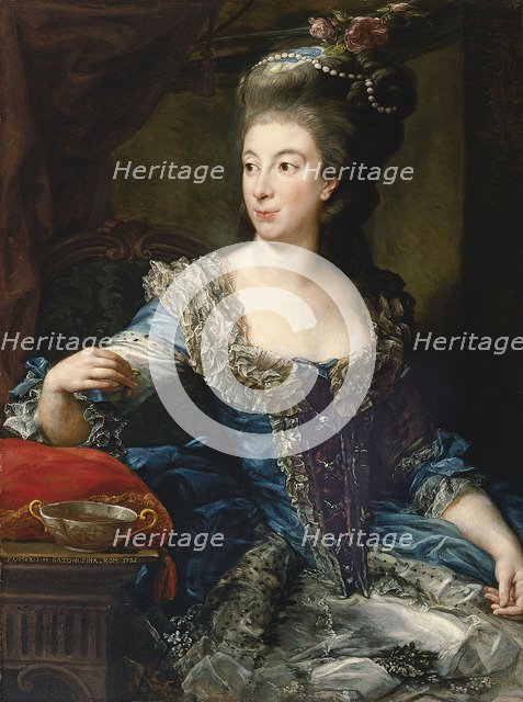 Portrait of the Countess Maria Benedetta di San Martino. Artist: Batoni, Pompeo Girolamo (1708-1787)
