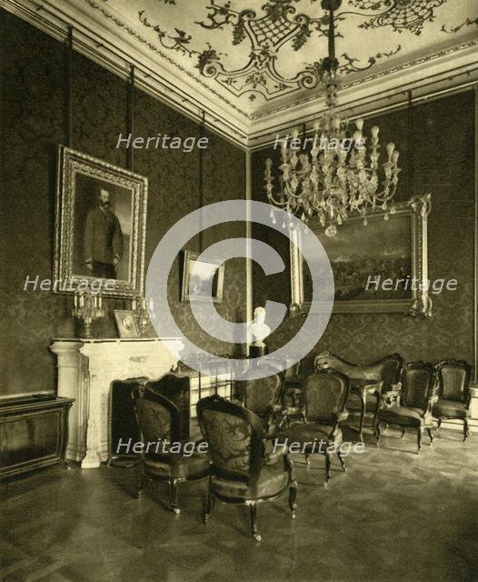 Private Office of Emperor Franz Joseph I in the Hofburg, Vienna, Austria, c1935.  Creator: Unknown.