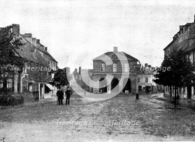 The late Lord Randolph Churchill: the Town Hall, Woodstock, 1895. Creator: Taunt & Co.