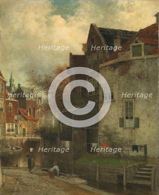 Cityscape, 1860-1905. Creator: Ferdinand Carl Sierig.