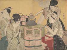 Kitchen Scene, ca. 1794-95. Creator: Kitagawa Utamaro.