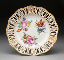 Plate, Meissen, 1780/1800. Creator: Meissen Porcelain.