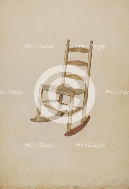 Chair, 1937. Creator: Henry Tomaszewski.