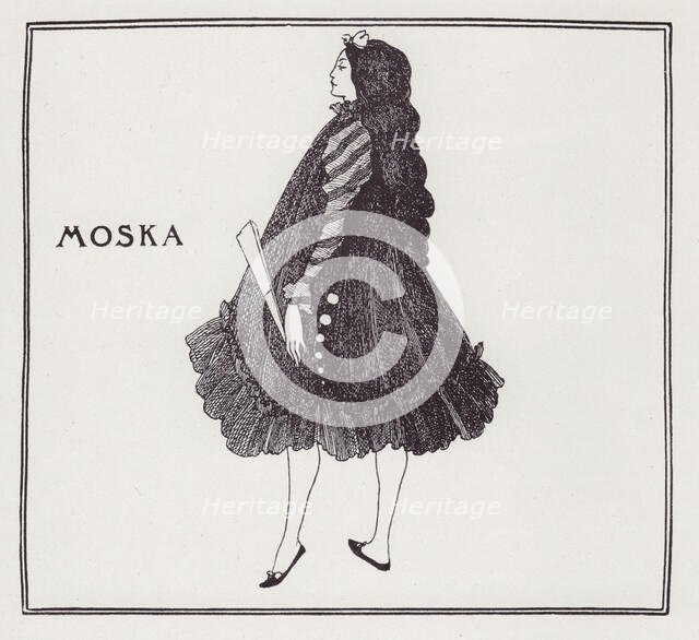 Moska, 1895. Creator: Aubrey Beardsley.