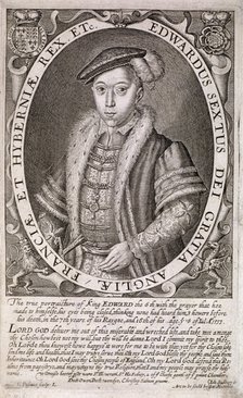 Edward VI, King of England, c1552, (c1630). Artist: S Passaeus