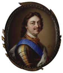 Portrait of Emperor Peter I the Great (1672-1725), 1717. Creator: Boit, Charles (1662-1727).