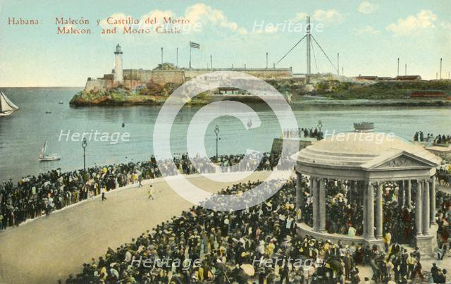 'Habana: Malecon and Morro Castle', c1919.  Creator: Unknown.