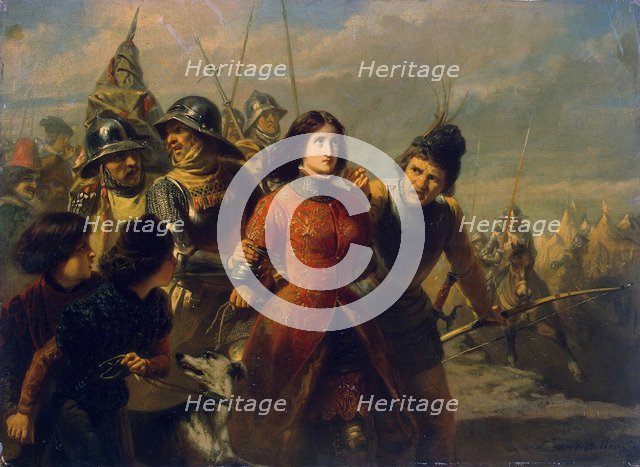 Capture of Joan of Arc', 1847-1852. Creator: Dillens, Adolphe-Alexander (1821-1877).
