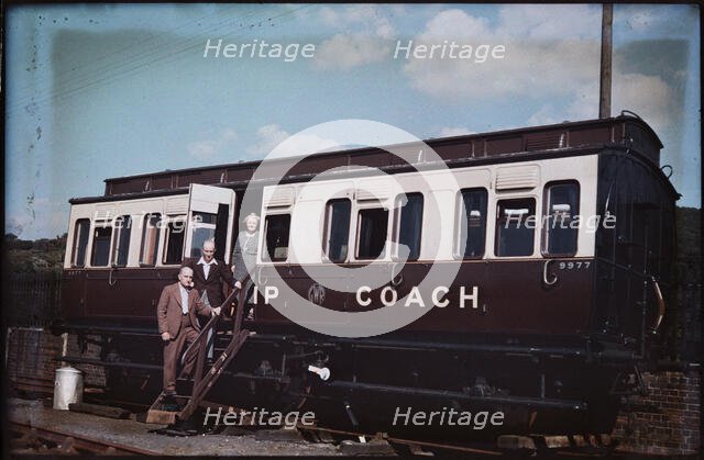 Fairbourne Railway Station, Fairbourne, Gwynedd, Wales, 1930-1939. Creator: Eric Maybank.