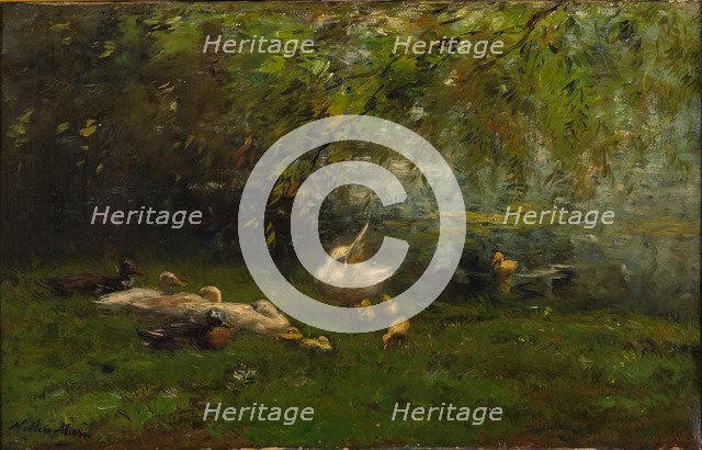 Duck heaven. Artist: Maris, Willem (1844-1910)
