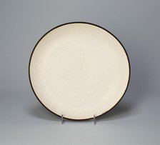Dish with Lotus, Peonies, and Stylized Leaves, Song dynasty (960-1279). Creator: Unknown.