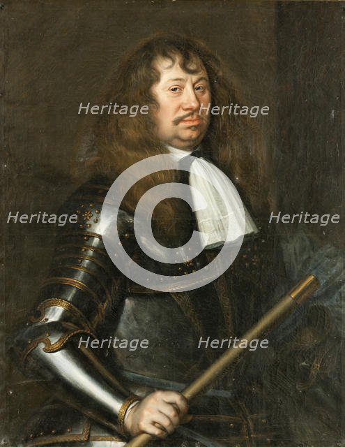 Portrait of Carl Gustav Wrangel (1613-1676), Count of Salmis, 1662. Creator: Merian, Matthäus, the Younger (1621-1687).