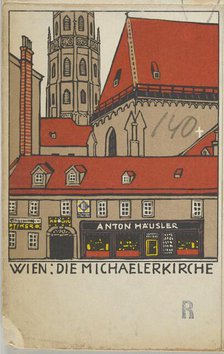 Vienna: St. Michael's Church (Wien: Die Michaelerkirche), 1908. Creator: Urban Janke.