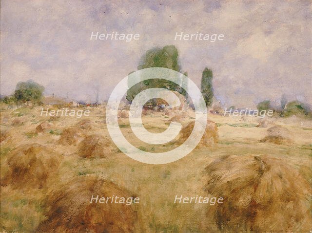 Field of Wheat Shock, n.d. Creator: William Henry Holmes.