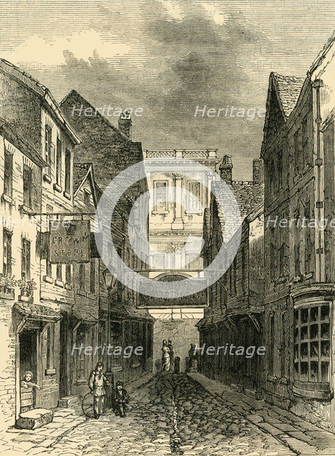 'Lane Leading Into Ship Street, Greenwich (1830)', (c1878). Creator: Unknown.