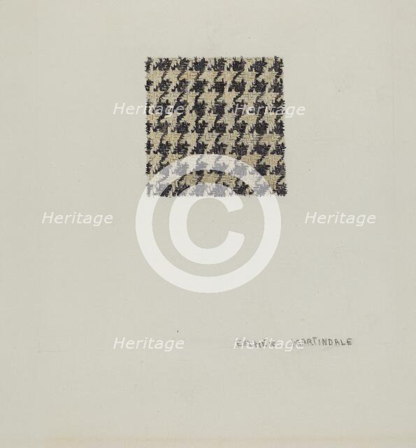 Wool Cloth, 1935/1942. Creator: Esther Martindale.