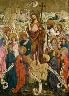 Sending out the apostles. Altar retable from the church in Mikuszowice - the corps., c1470. Creator: Master of Choirs.