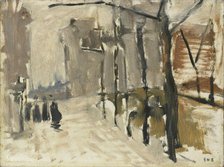 View in the Hague (?), c.1880-c.1923. Creator: George Hendrik Breitner.