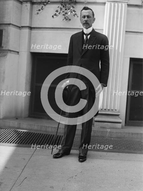 Dr. Lauro Muller, Minister of Foreign Affairs of Brazil - Envoy from Brazil To Return Visit...,1917 Creator: Harris & Ewing.