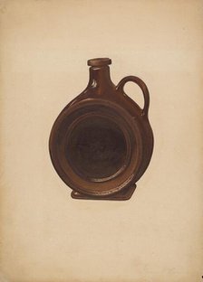 Pottery Jug, c. 1939. Creator: George C. Brown.